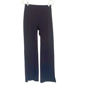 Andar Womens Airwin Black Side Slit Flare Yoga Casual Active Leggings size 6